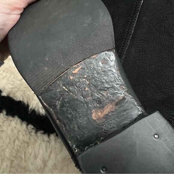 Tory Burch Simone Black Over-the-Knee Riding Boots - Picture 6 of 12